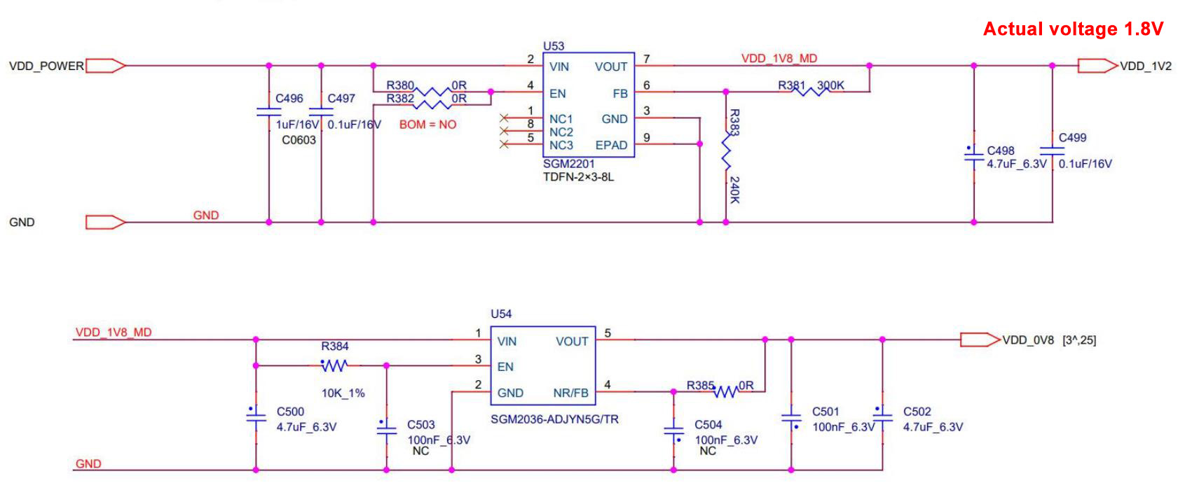 S19 hydro LDO 0V8 circuit diagram