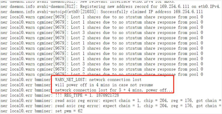 Antminer S19 XP hydro loses hashrate