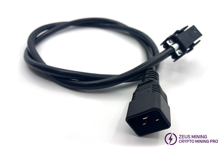 C20 to P13 power cord for Bitmain Antminer S21 / S19j XP Zeus Mining