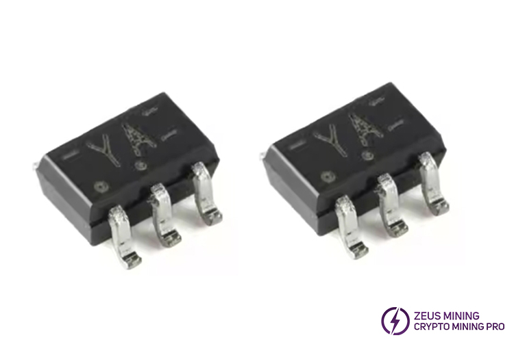 6 pin 74LVC2G34 chip