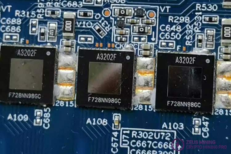 Avalon 1166 1246 hash board ASIC chip