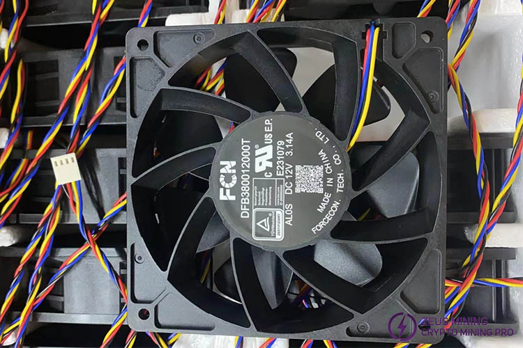 DFB380012000T model fan for Antminer 19 series