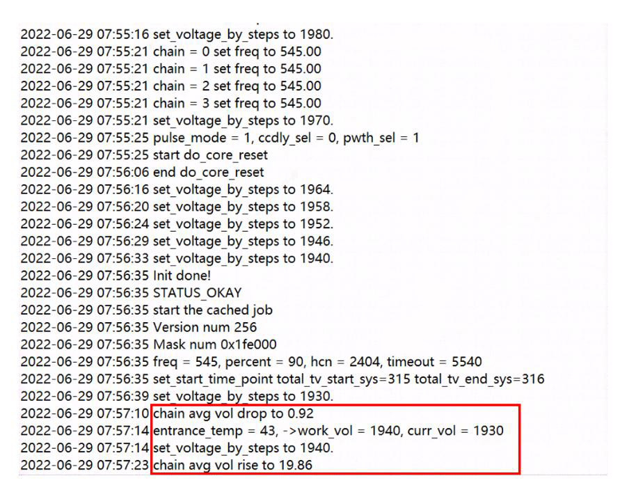 Antminer hydro voltage error