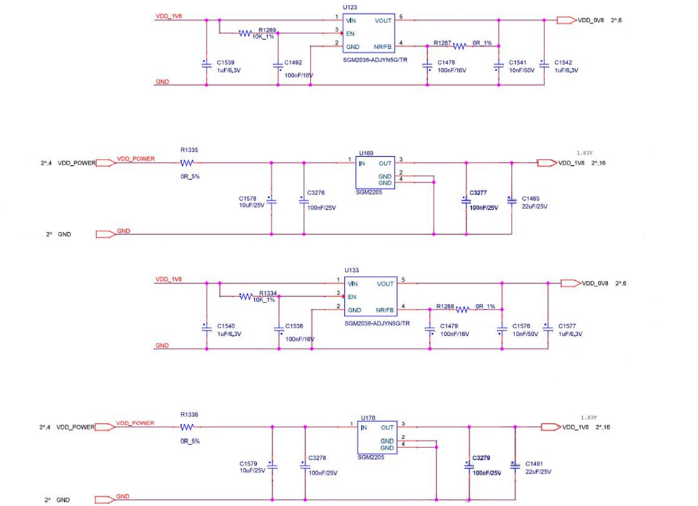 28611 hash board LDO circuit diagram