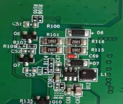 S19a boost circuit output test point
