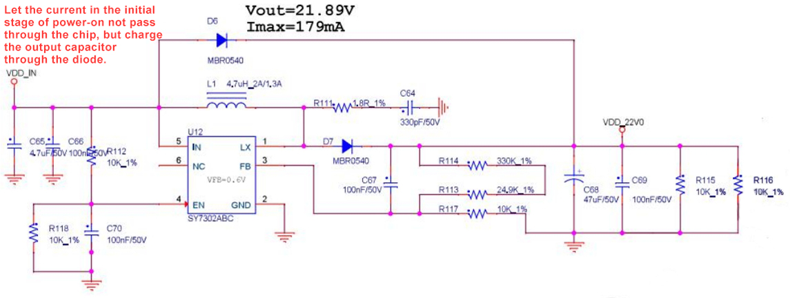 S19a boost circuit diagram