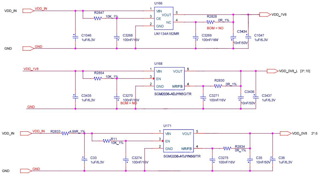 S19a hash board LDO circuit diagram