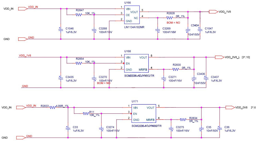 S19a hash board LDO circuit diagram