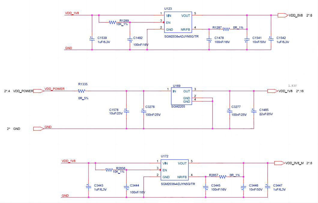 BHB28501 hash board LDO circuit diagram
