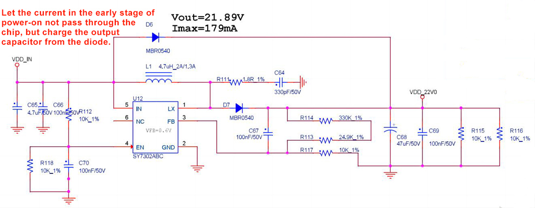 BHB28501 hash board boost circuit diagram