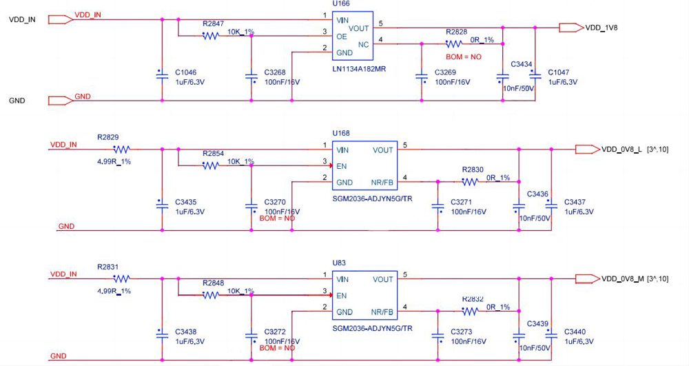 BHB28501 hash board LDO 1.8V