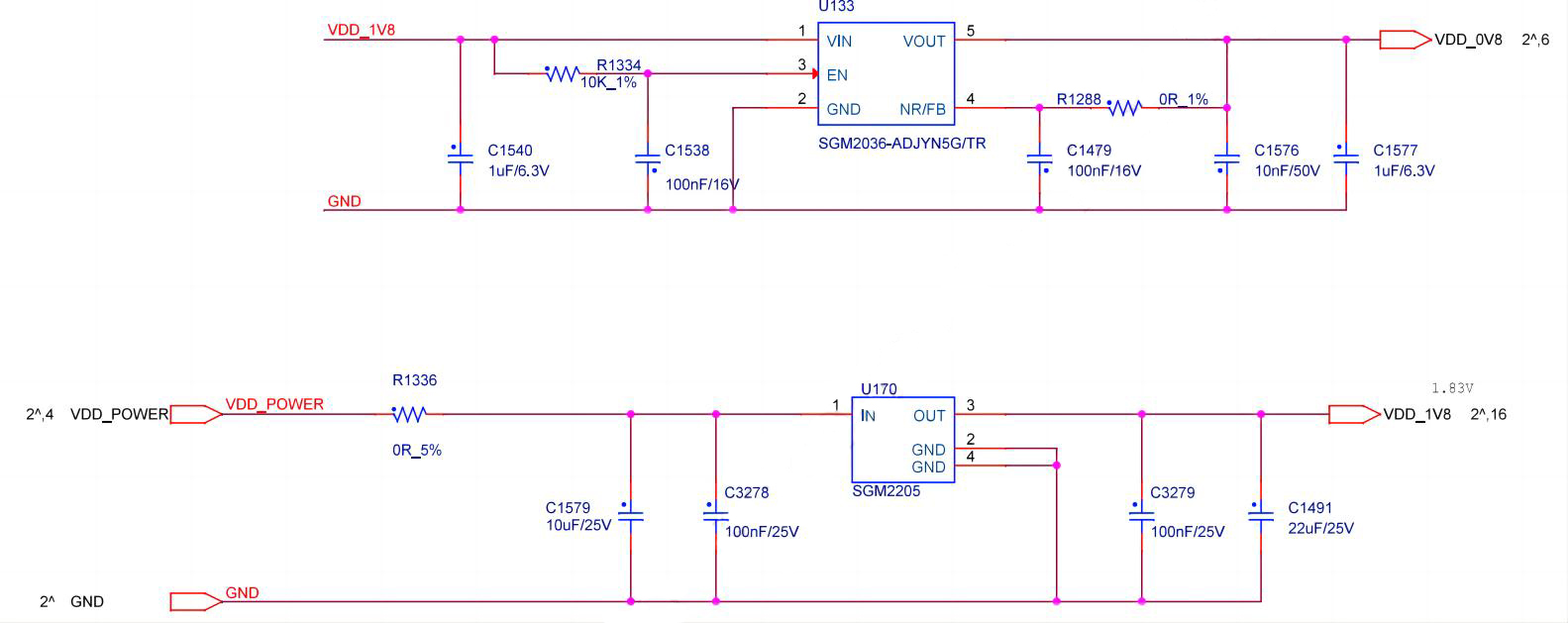 s19a pro hash board LDO circuit diagram