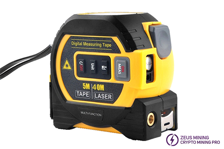 digital tape measure with laser