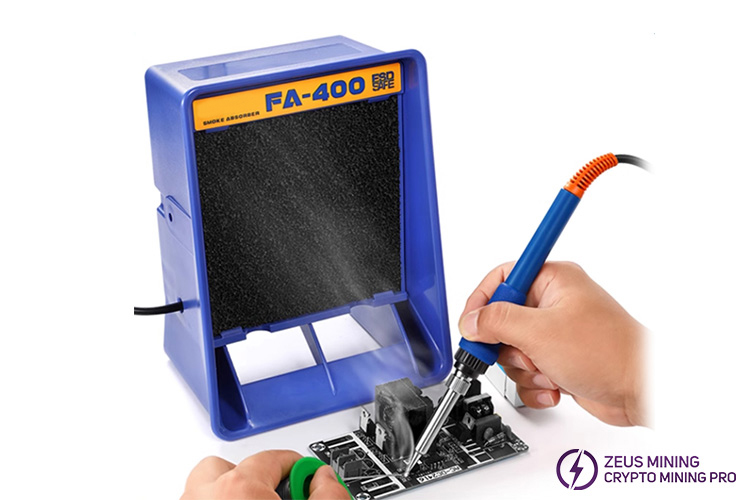 FA400 tabletop smoke absorber