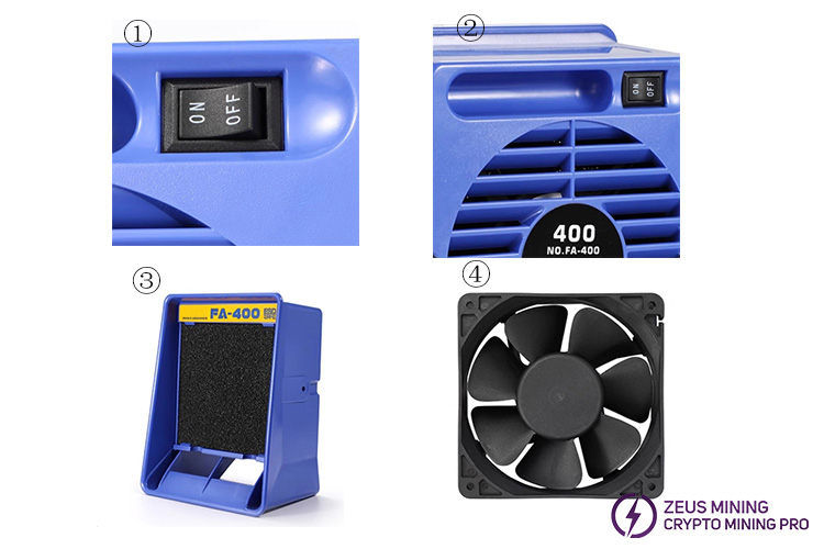 Fa-400 smoke exhauster