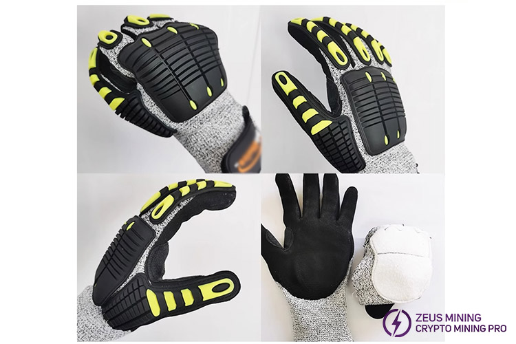 special gloves for operation and maintenance
