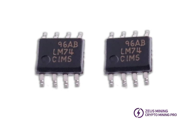 LM74 temperature sensor