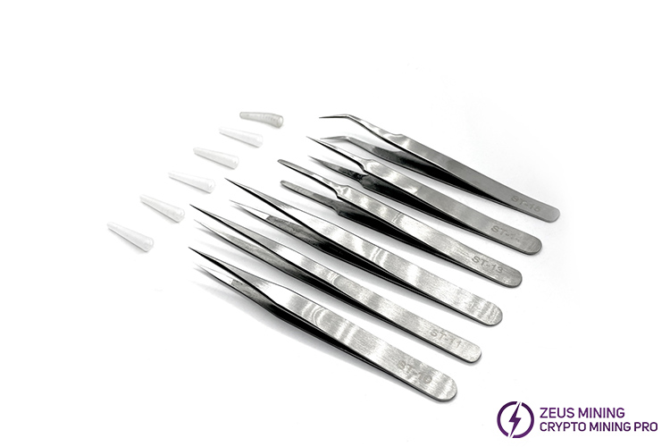 stainless steel tweezer for hash board repair stainless steel tweezer for hash board repair