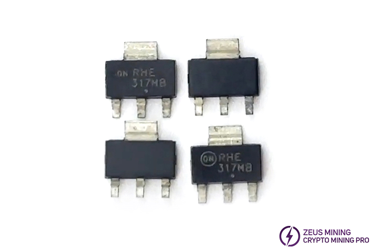 317MB voltage regulator chip for S19j pro hashboard repair