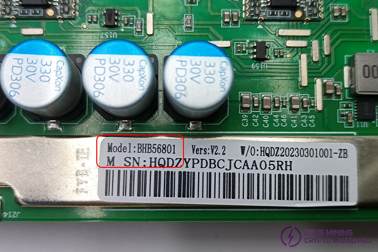 Antminer hashboard label