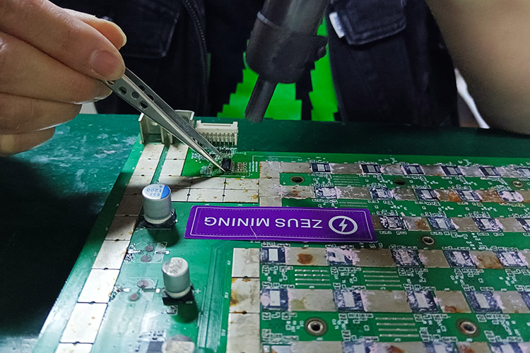 remove the faulty PIC16F1704 chip