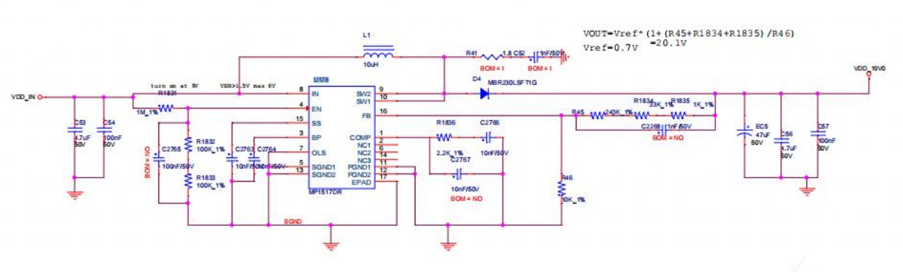 S19K Pro boost circuit schematic diagram