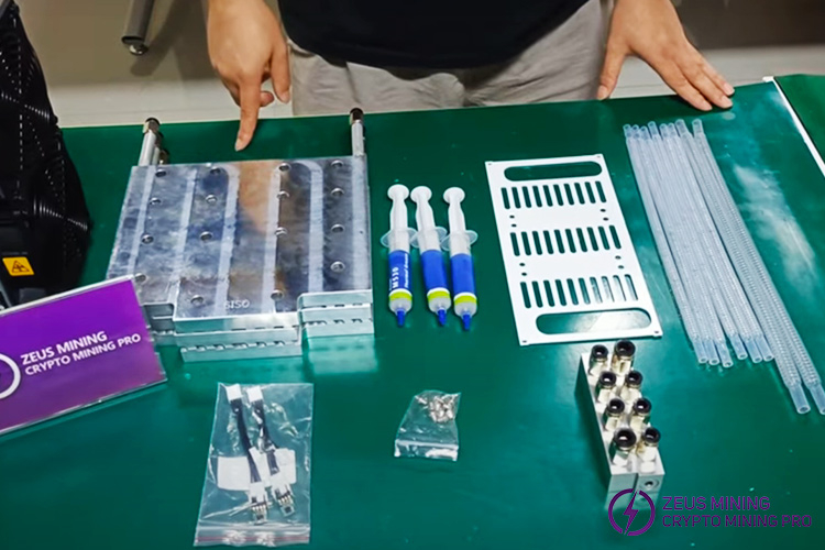 conversion Bitmain Antminer water cooling kit