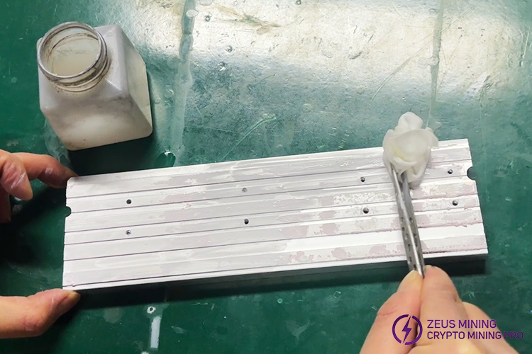 clean Antminer S19XP hash board clean Antminer S19XP hash board