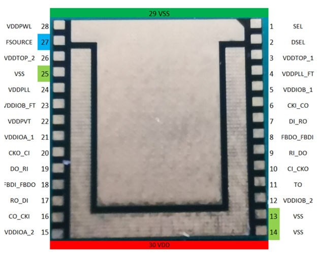 A3201 A3203 chip pin out