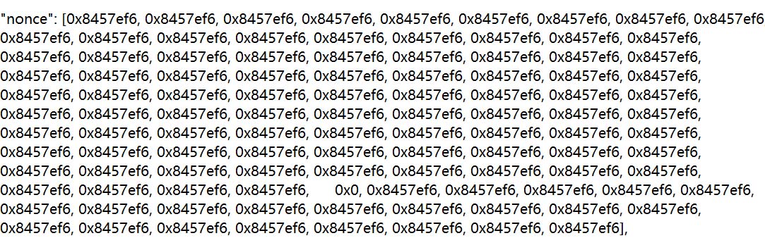 Avalon ASIC chip nonce quantity