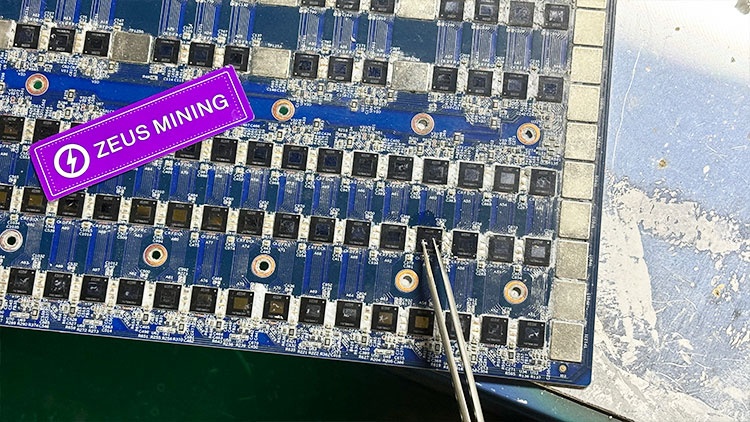 replacement of faulty chip A3204