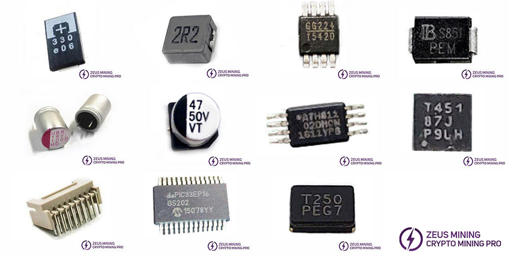 Antminer DR5 hashboard spare parts kit Antminer DR5 hashboard spare parts kit