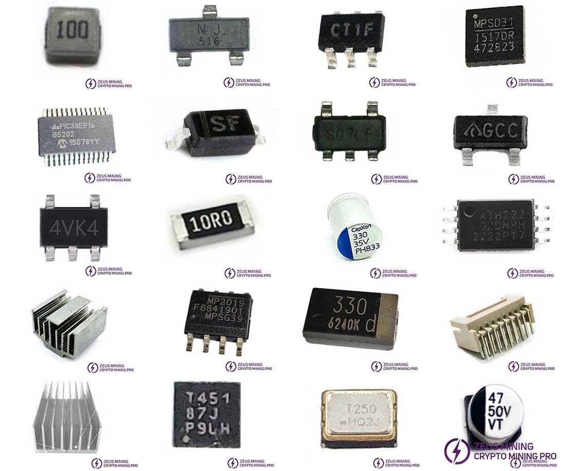 Antminer S17 pro hash board spare parts kit Antminer S17 pro hash board spare parts kit