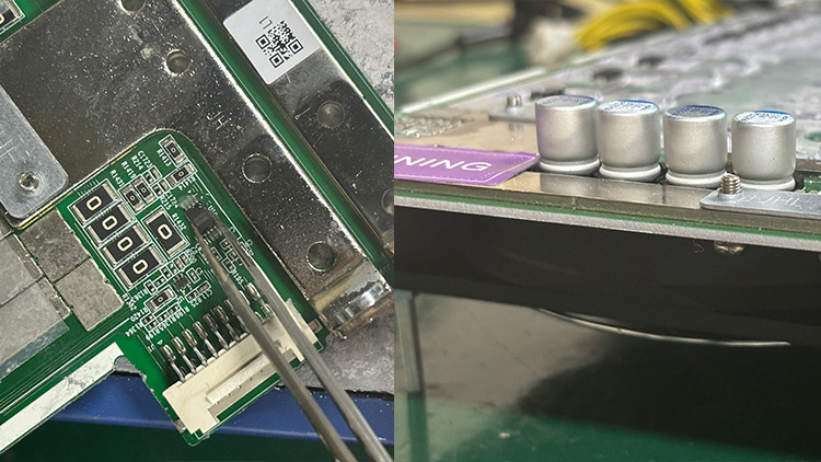 Antminer FM24C02B chip desoldering