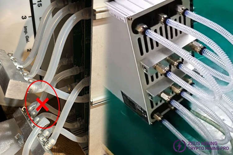 PVC corrugated pipes of water cooling plate PVC corrugated pipes of water cooling plate