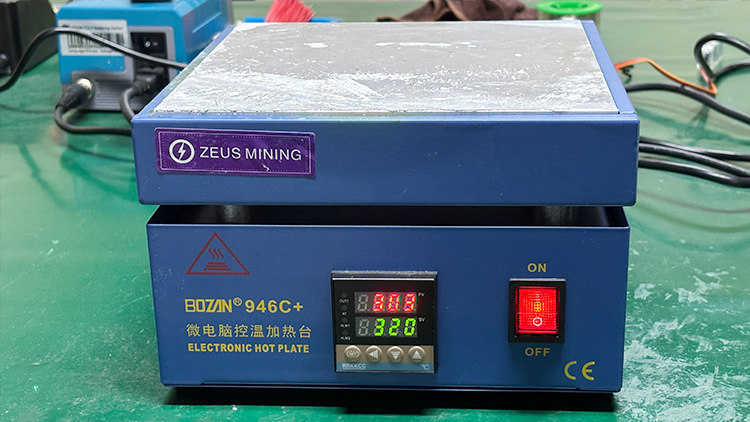 BOZAN 946C+ heating platform preheat