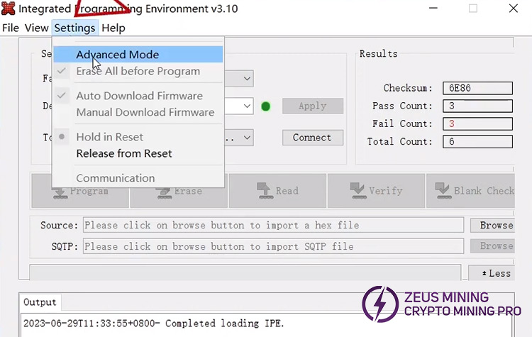 Login options Login options