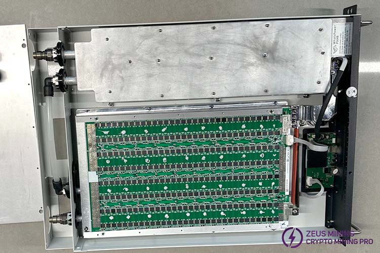 Remove the outer shell of the M53 Hydro miner