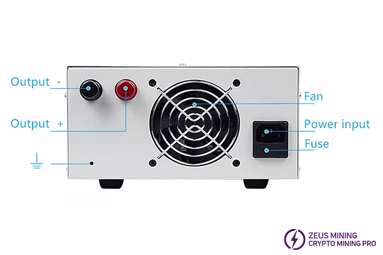 the ports of WANPTEK KPS3030D power supply the ports of WANPTEK KPS3030D power supply