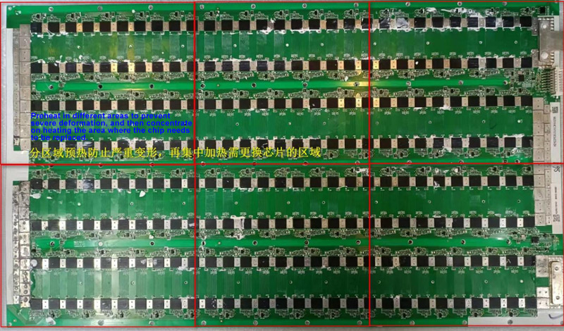 ASIC chip soldering