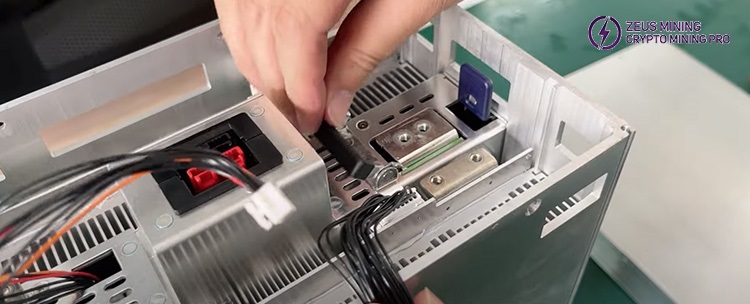 pull up the handle of the PSU pull up the handle of the PSU