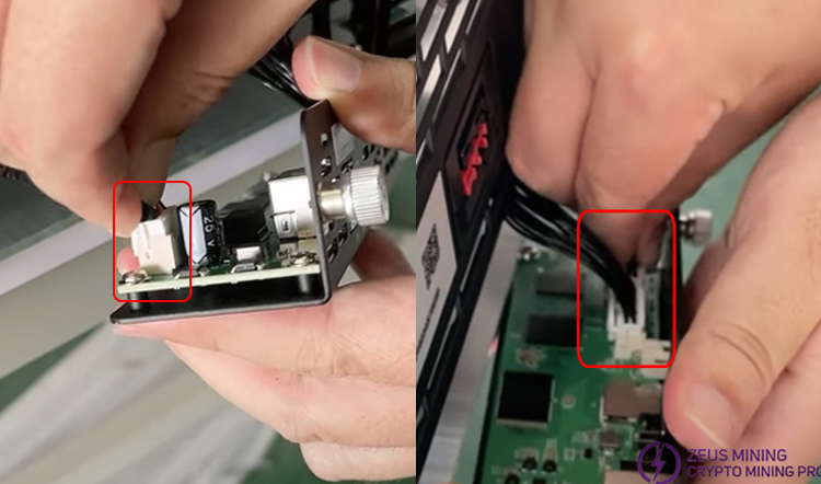 remove the damaged M56 control board