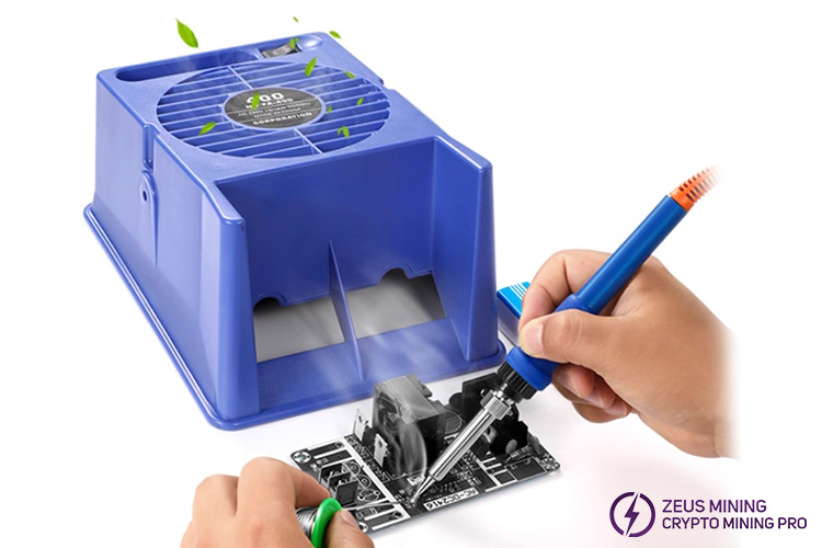 FA400 tabletop smoke absorber horizontally use FA400 tabletop smoke absorber horizontally use