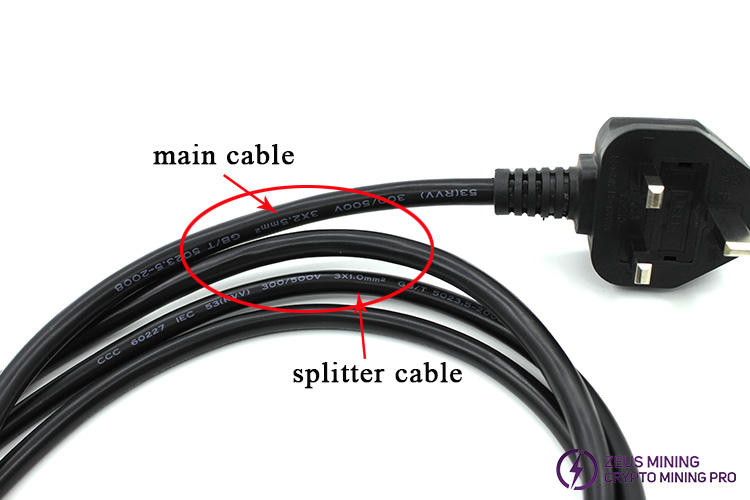 16A power cord cable for Bitmain Antminer L7 16A power cord cable for Bitmain Antminer L7