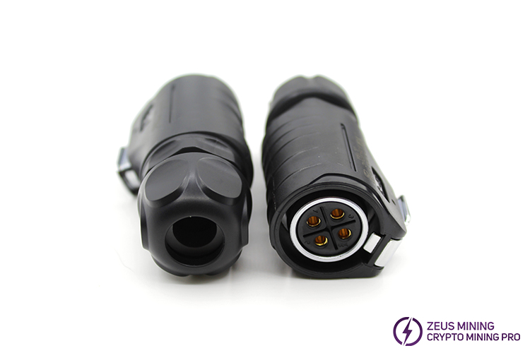 LP20 waterproof aviation plug 4-core female LP20 waterproof aviation plug 4-core female