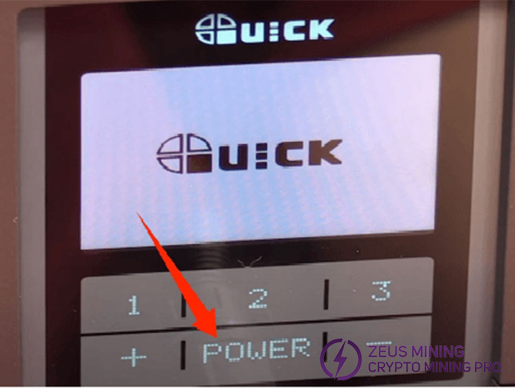 Press and hold the Power button to startup Press and hold the Power button to startup