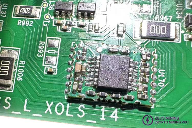 Antminer S19 operational amplifier module replace