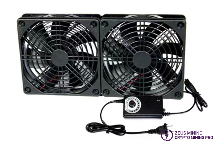 dual 120mm cooling fan dock