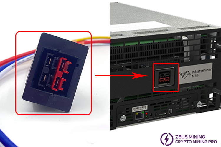 Whatsminer M33S power cord replace