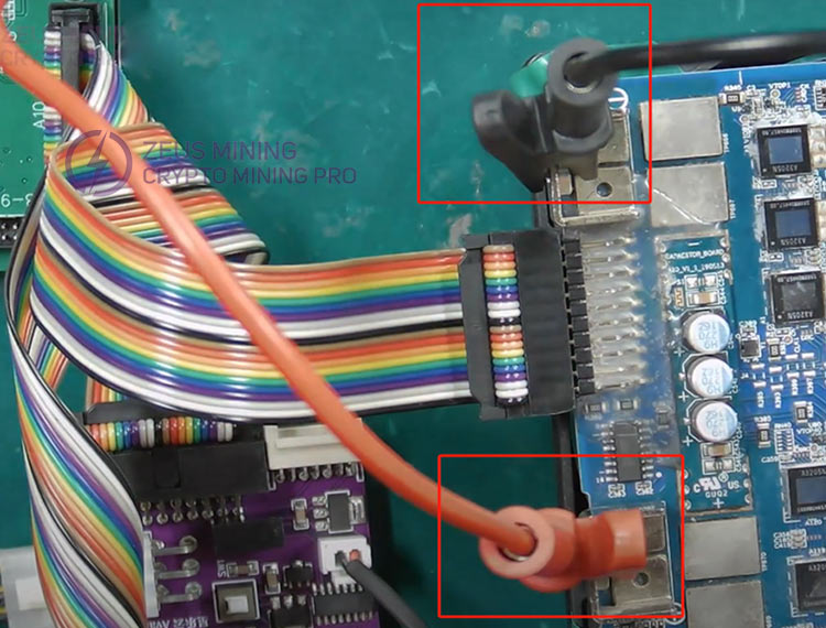 Avalon hash board power connections